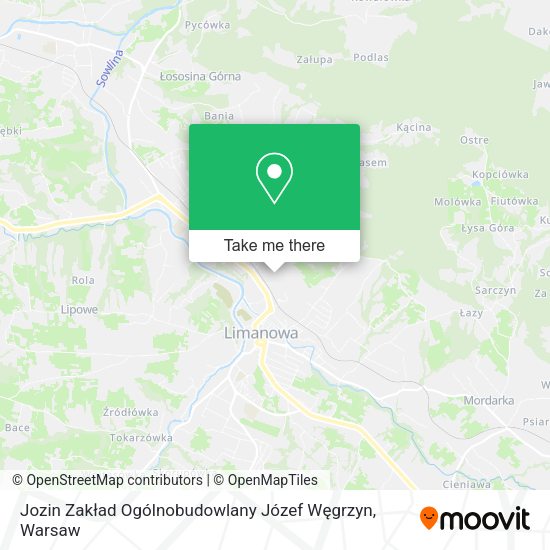 Jozin Zakład Ogólnobudowlany Józef Węgrzyn map