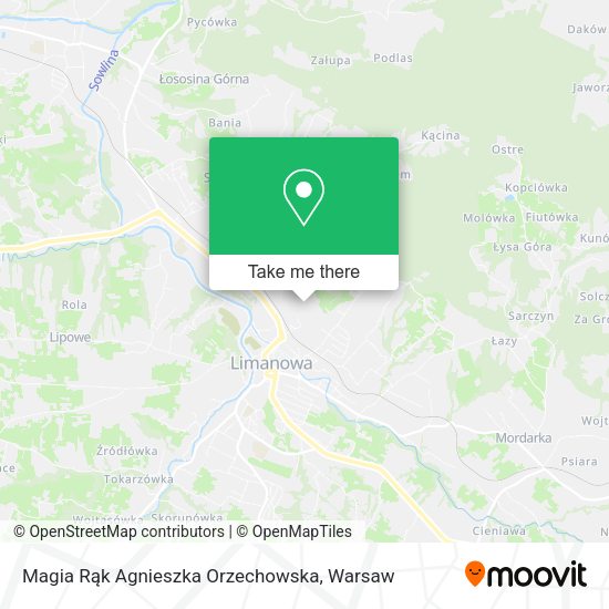 Magia Rąk Agnieszka Orzechowska map