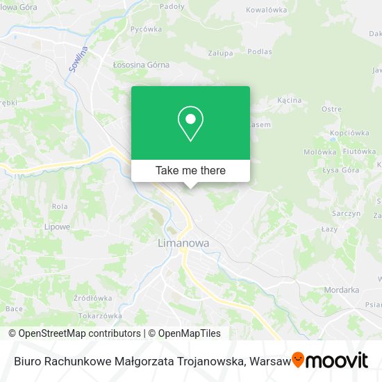 Biuro Rachunkowe Małgorzata Trojanowska map