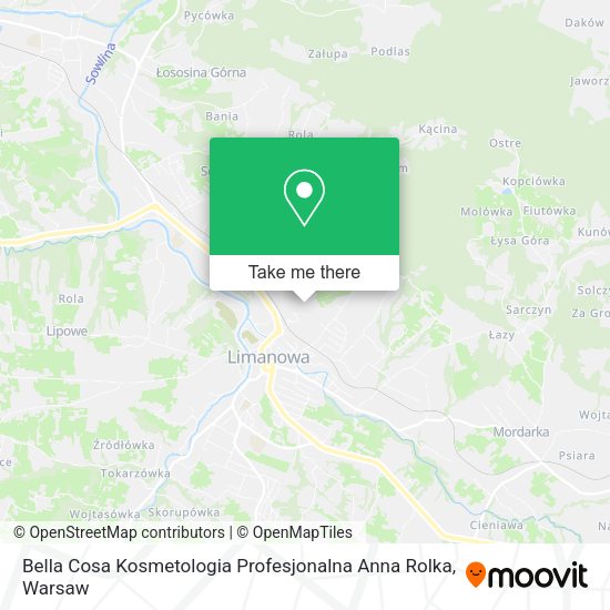 Bella Cosa Kosmetologia Profesjonalna Anna Rolka map