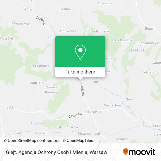 Glejt. Agencja Ochrony Osób i Mienia map