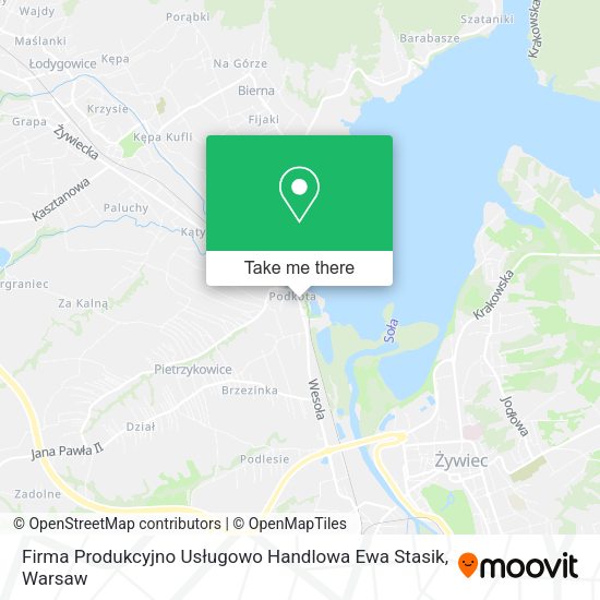 Firma Produkcyjno Usługowo Handlowa Ewa Stasik map