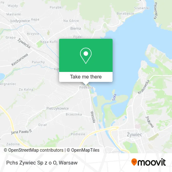 Карта Pchs Zywiec Sp z o O