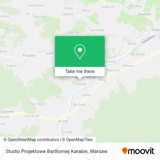 Studio Projektowe Bartłomiej Karabin map