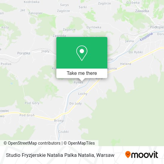 Studio Fryzjerskie Natalia Palka Natalia map