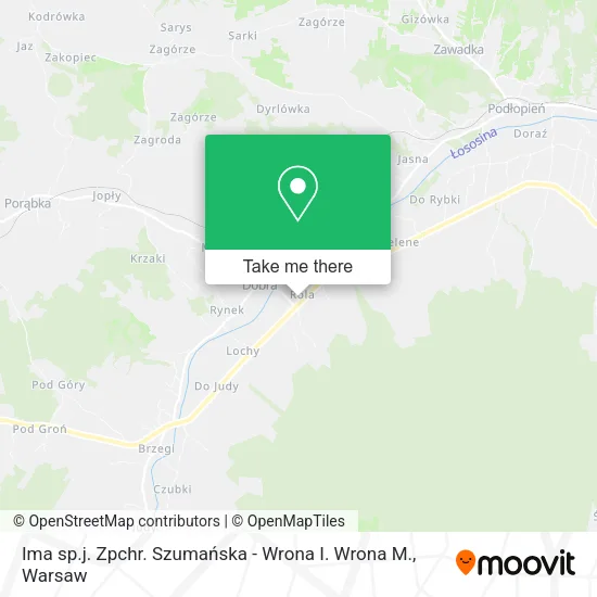 Ima sp.j. Zpchr. Szumańska - Wrona I. Wrona M. map