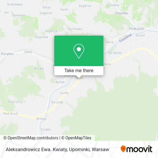 Aleksandrowicz Ewa. Kwiaty, Upominki map