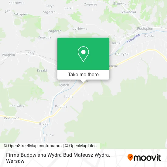 Firma Budowlana Wydra-Bud Mateusz Wydra map