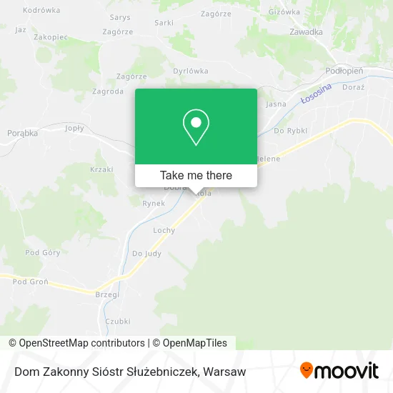 Dom Zakonny Sióstr Służebniczek map