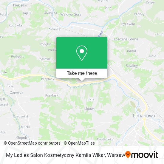 My Ladies Salon Kosmetyczny Kamila Wikar map