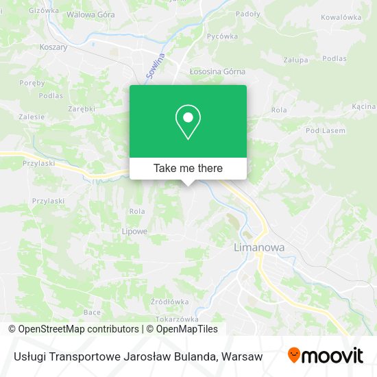 Usługi Transportowe Jarosław Bulanda map