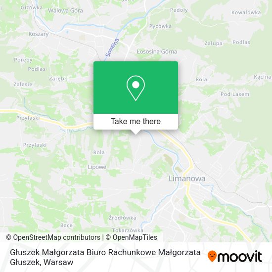 Głuszek Małgorzata Biuro Rachunkowe Małgorzata Głuszek map