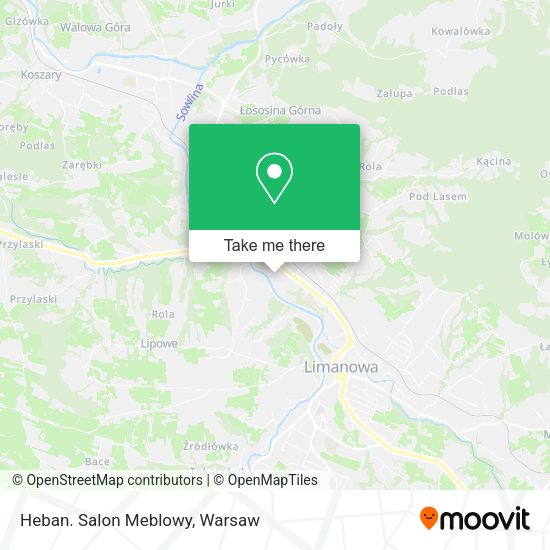 Heban. Salon Meblowy map