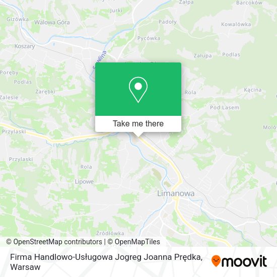 Firma Handlowo-Usługowa Jogreg Joanna Prędka map