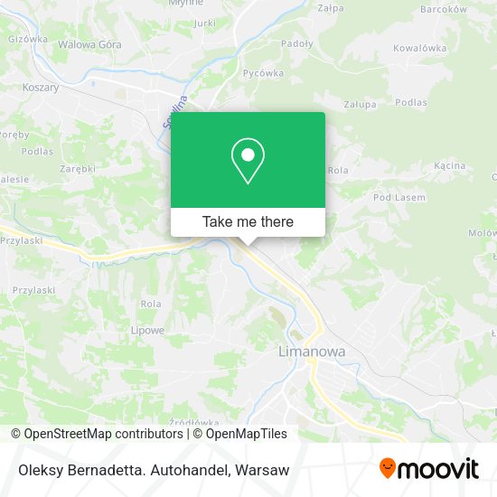 Oleksy Bernadetta. Autohandel map