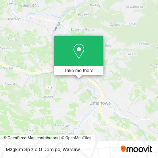 Карта Mzgkim Sp z o O Dom po