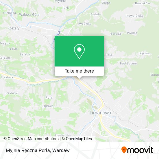 Myjnia Ręczna Perła map