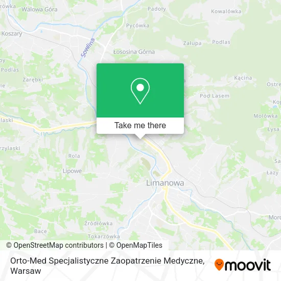 Карта Orto-Med Specjalistyczne Zaopatrzenie Medyczne