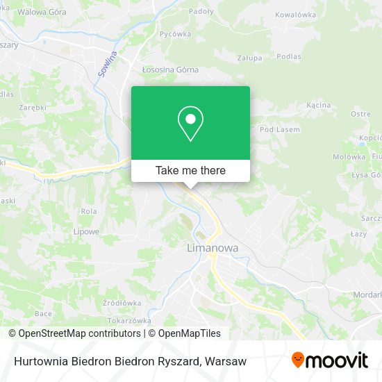 Hurtownia Biedron Biedron Ryszard map