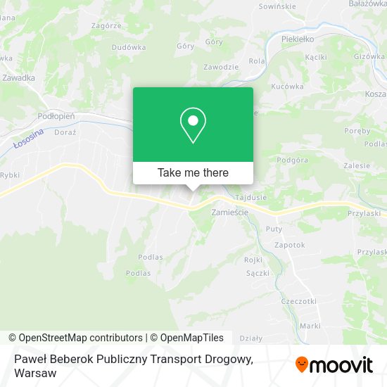 Paweł Beberok Publiczny Transport Drogowy map