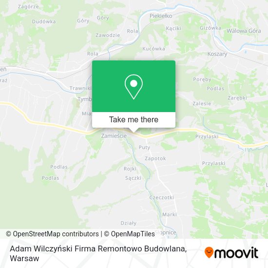 Adam Wilczyński Firma Remontowo Budowlana map