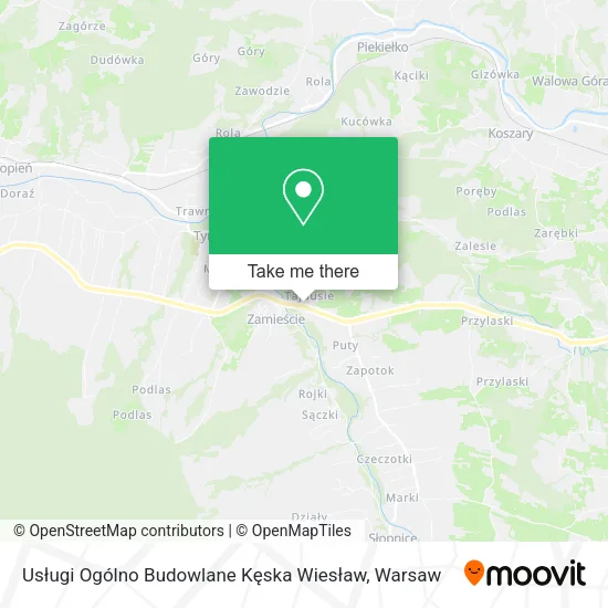 Карта Usługi Ogólno Budowlane Kęska Wiesław