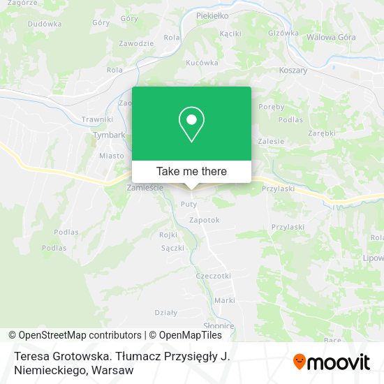 Teresa Grotowska. Tłumacz Przysięgły J. Niemieckiego map