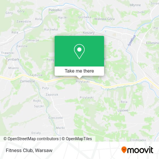 Fitness Club map