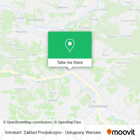 Introkart. Zakład Produkcyjno - Usługowy map