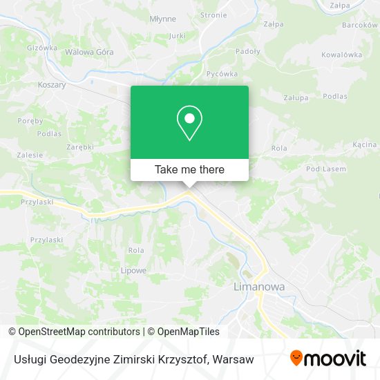 Usługi Geodezyjne Zimirski Krzysztof map