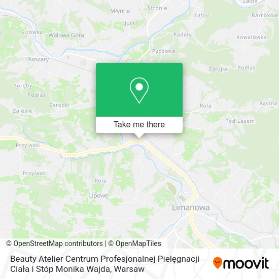 Beauty Atelier Centrum Profesjonalnej Pielęgnacji Ciała i Stóp Monika Wajda map