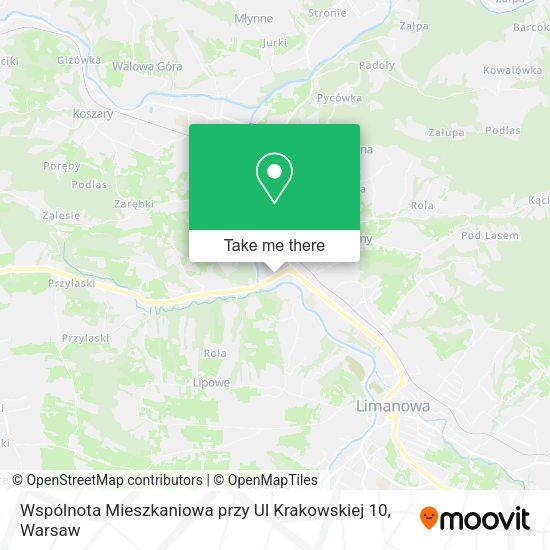 Wspólnota Mieszkaniowa przy Ul Krakowskiej 10 map