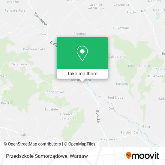 Карта Przedszkole Samorządowe