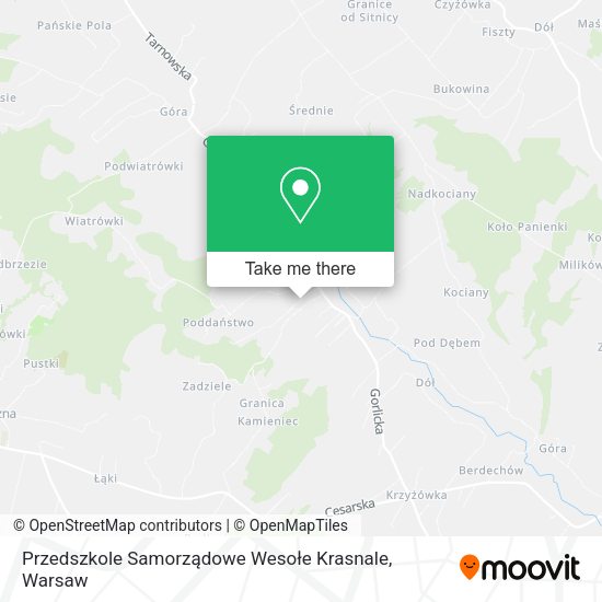 Przedszkole Samorządowe Wesołe Krasnale map