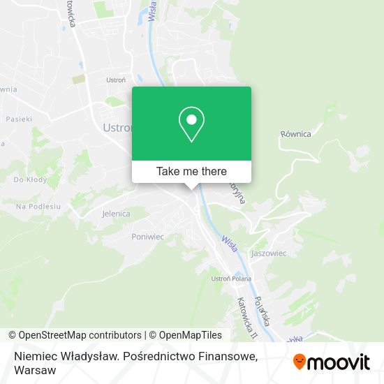 Niemiec Władysław. Pośrednictwo Finansowe map