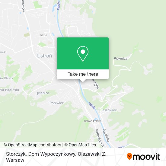 Storczyk. Dom Wypoczynkowy. Olszewski Z. map