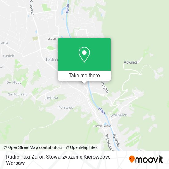 Radio Taxi Zdrój. Stowarzyszenie Kierowców map