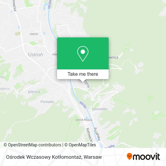 Ośrodek Wczasowy Kotłomontaż map