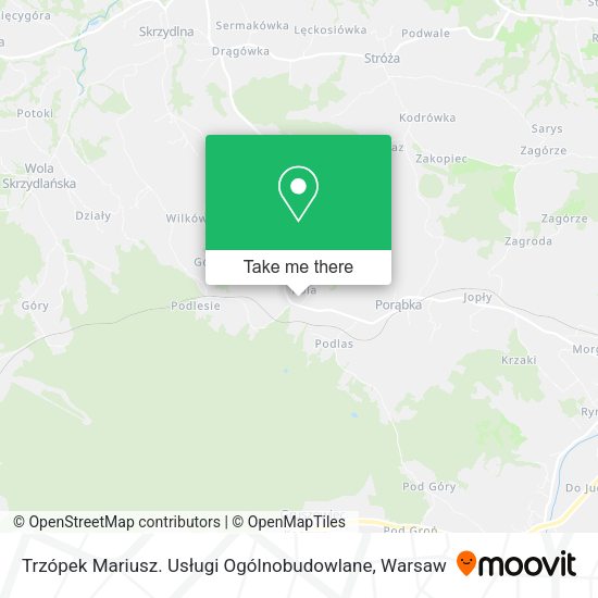 Trzópek Mariusz. Usługi Ogólnobudowlane map