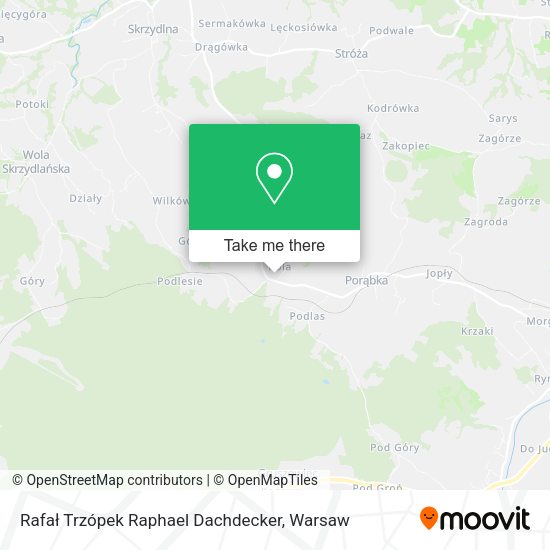 Rafał Trzópek Raphael Dachdecker map