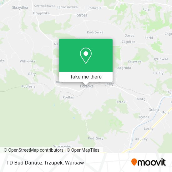 TD Bud Dariusz Trzupek map