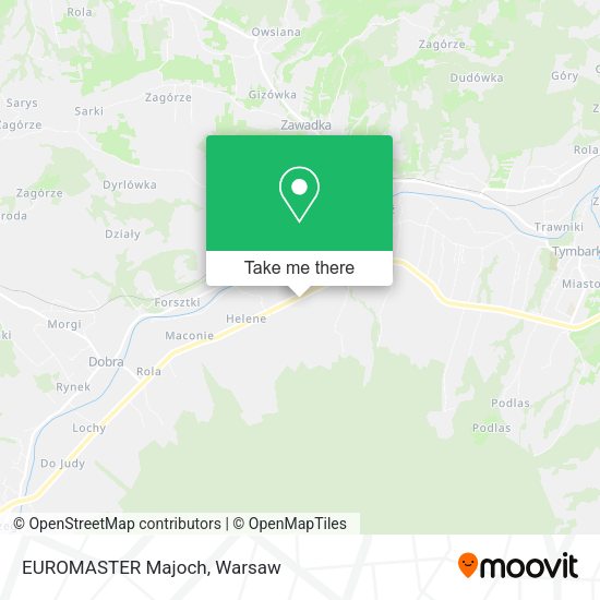 EUROMASTER Majoch map