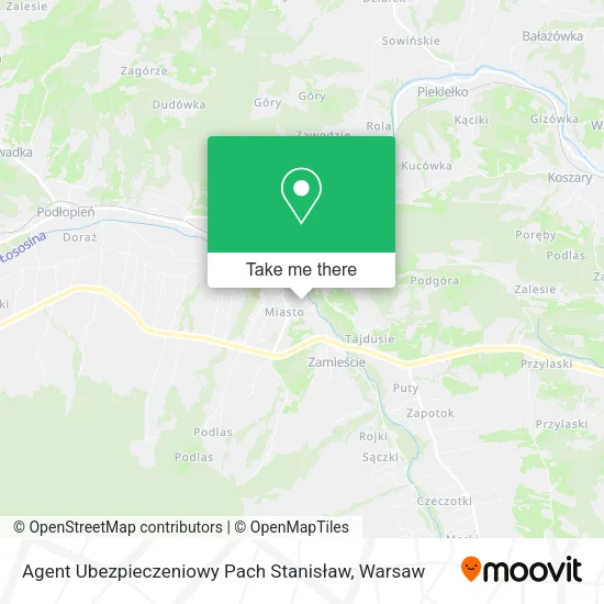 Agent Ubezpieczeniowy Pach Stanisław map