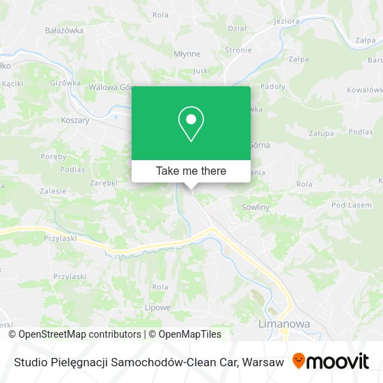 Studio Pielęgnacji Samochodów-Clean Car map