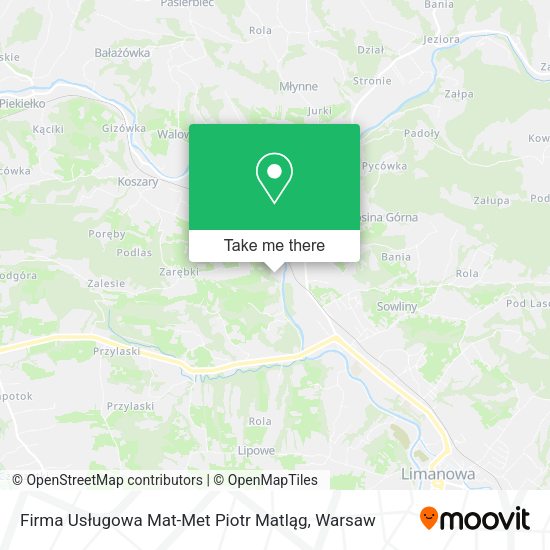 Firma Usługowa Mat-Met Piotr Matląg map