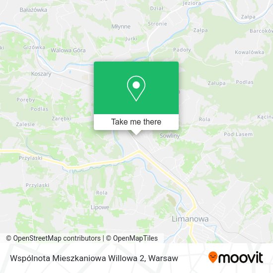 Wspólnota Mieszkaniowa Willowa 2 map