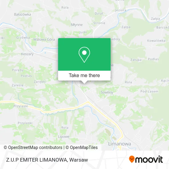 Карта Z.U.P EMITER LIMANOWA