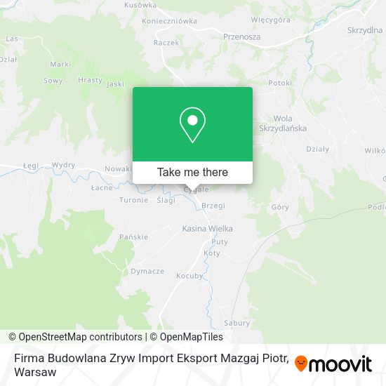 Firma Budowlana Zryw Import Eksport Mazgaj Piotr map