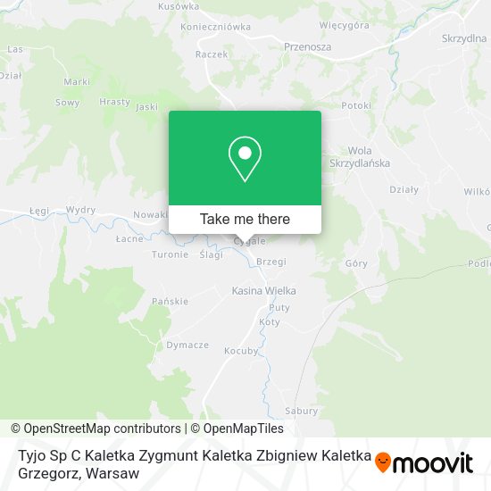 Tyjo Sp C Kaletka Zygmunt Kaletka Zbigniew Kaletka Grzegorz map