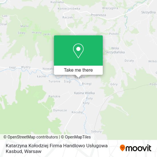 Katarzyna Kołodziej Firma Handlowo Usługowa Kasbud map